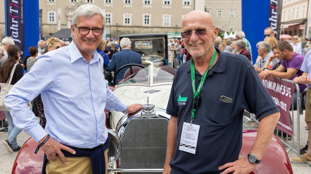 Bürgermeister Harald Preuner und Gert Pierer. 