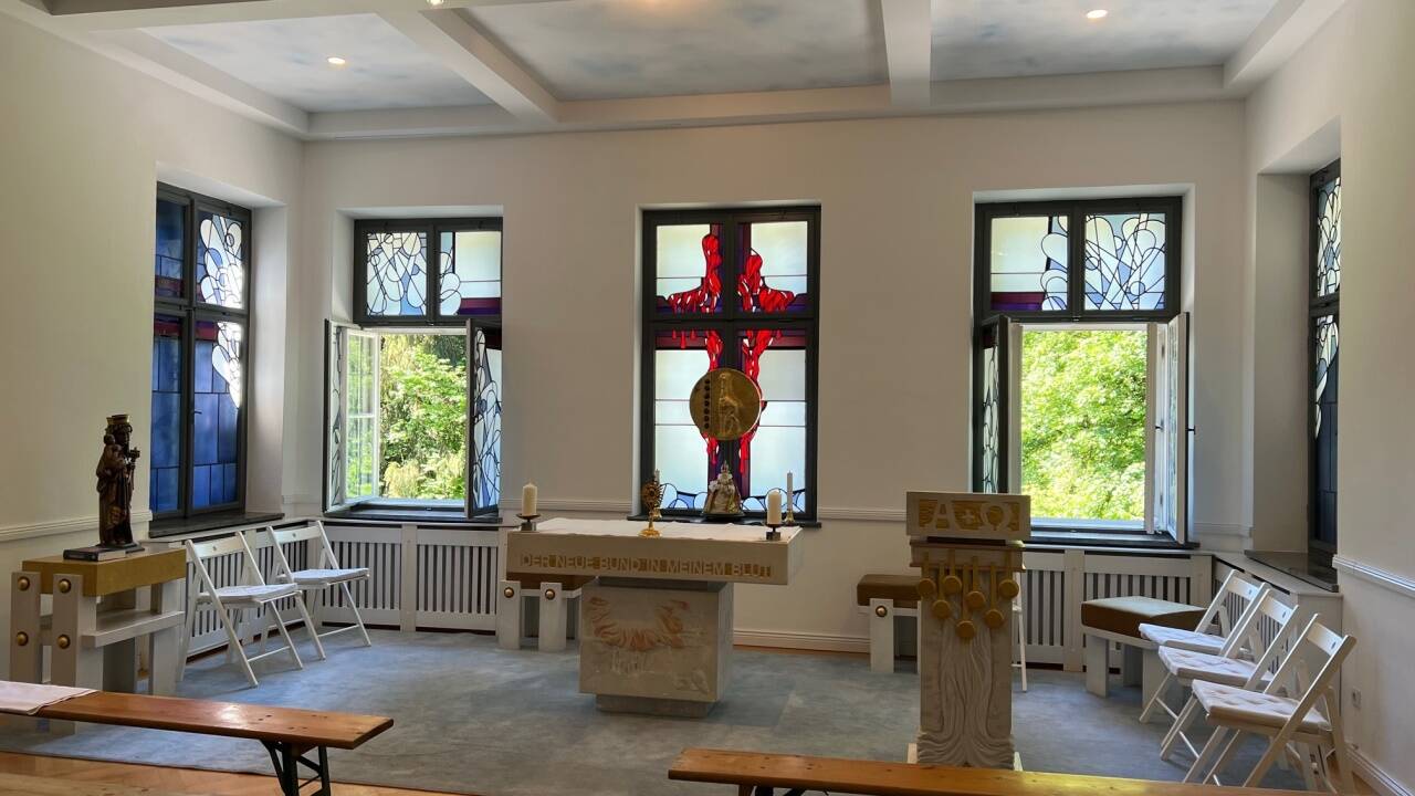 Die Räumlichkeiten in der Villa Trapp wurden in den vergangenen Wochen für die Glaubensgemeinschaft adaptiert. 