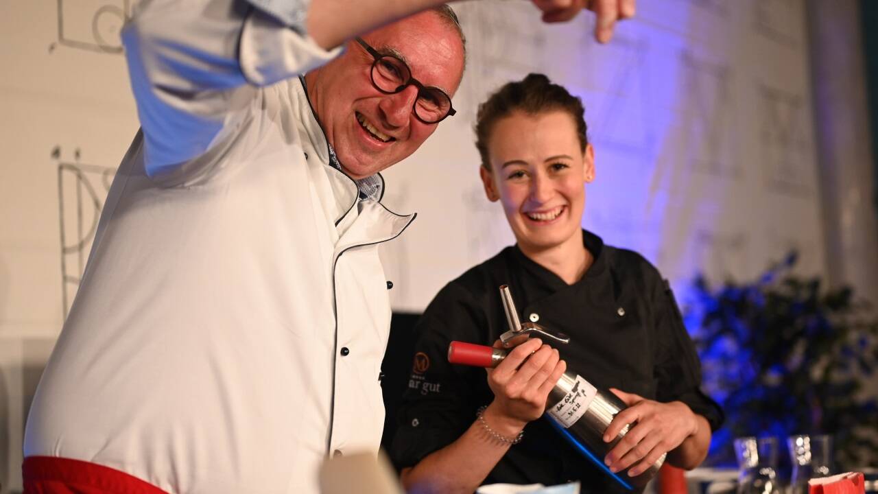 Ein geniales Team: Roland Essl und Heidi Aichhorn. 