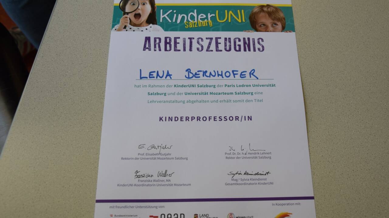 Kinderprofessorin Lena Bernhofer. 