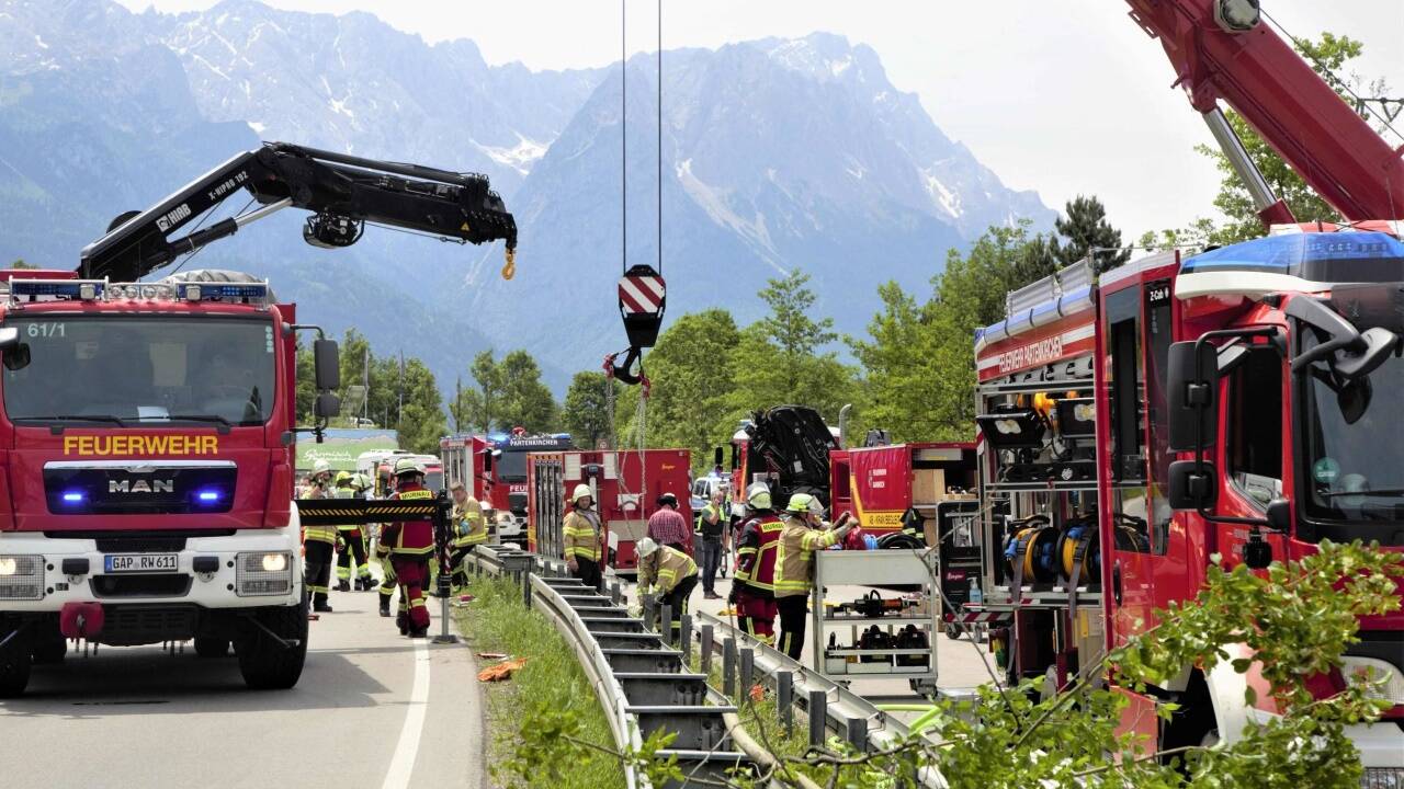 Tote bei Zugunglück in Oberbayern 