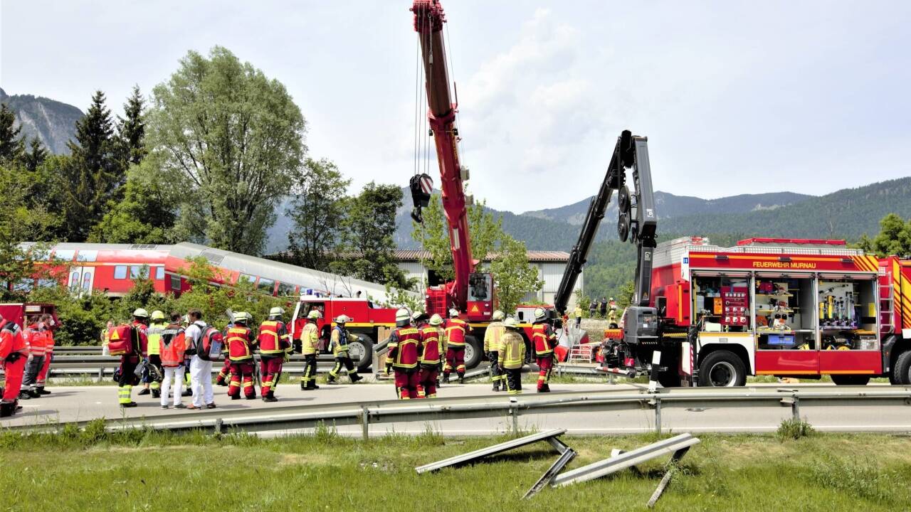 Tote bei Zugunglück in Oberbayern 