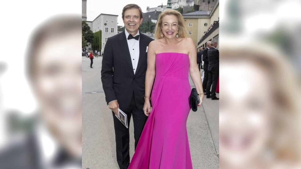 Die Salzburger Festspielpräsidentin Kristina Hammer und ihr Ehemann Christoph. 