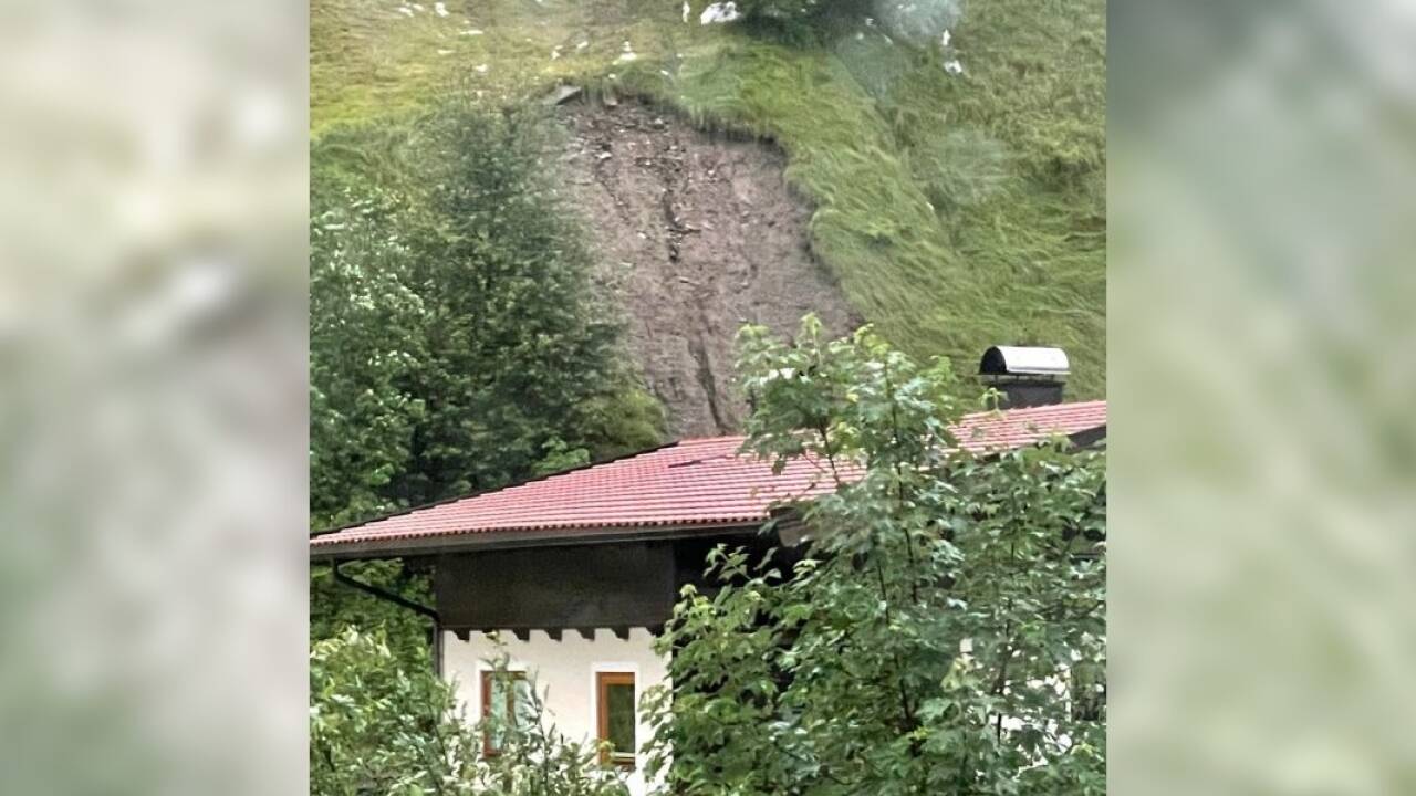 Vermurungen nach Unwettern im Felbertal in Mittersill. 