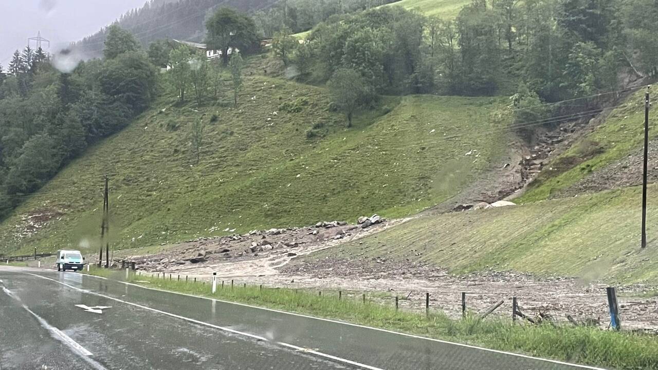 Vermurungen nach Unwettern im Felbertal in Mittersill. 