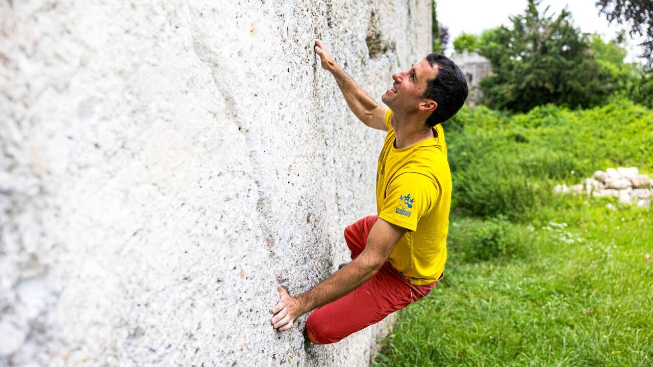 Andreas Widauer in Aktion. 