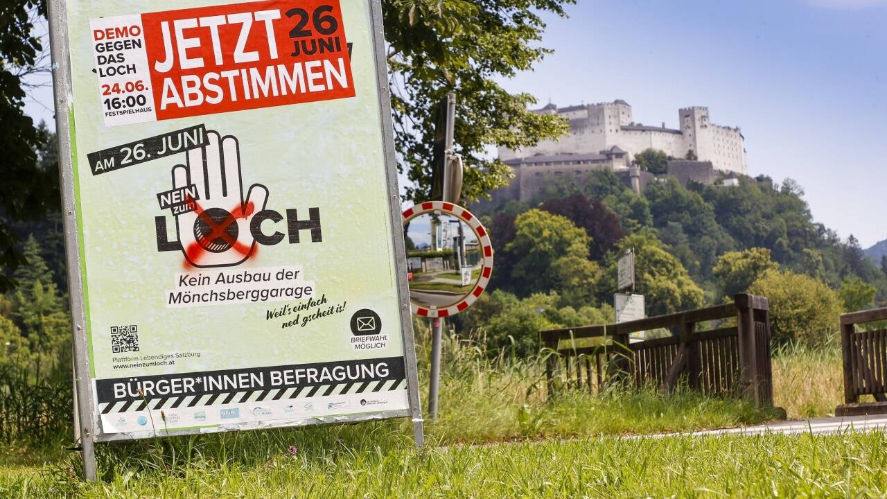 113.500 Stadt-Salzburger können über den Ausbau der Mönchsberggarage abstimmen.  