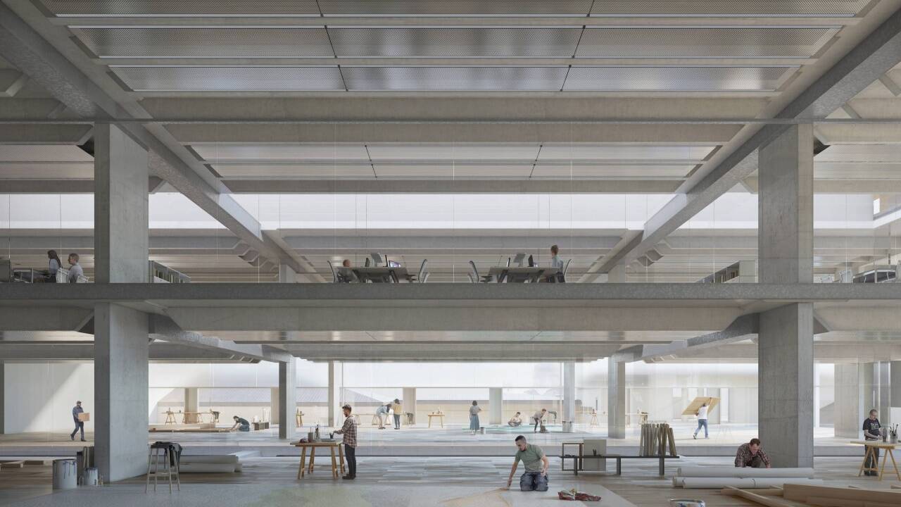 Erste Eindrücke von den Plänen des Architekturbüros Jabornegg & Pálffy für das neue Innenleben im Festspielhaus in Salzburg. 
