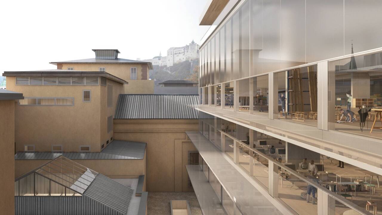 Erste Eindrücke von den Plänen des Architekturbüros Jabornegg & Pálffy für die Sanierung und Erweiterung des Festspielhauses in Salzburg. 
