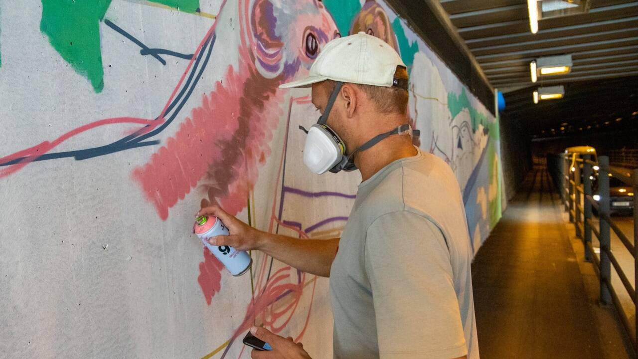 In der Salzburger Gaswerkgasse kann die Street-Art-Kunst bewundert werden. 