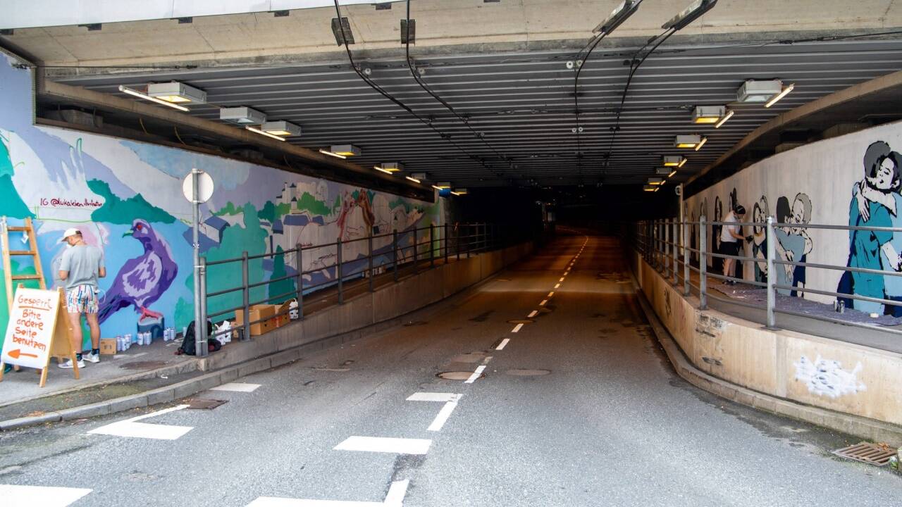 In der Salzburger Gaswerkgasse kann die Street-Art-Kunst bewundert werden. 
