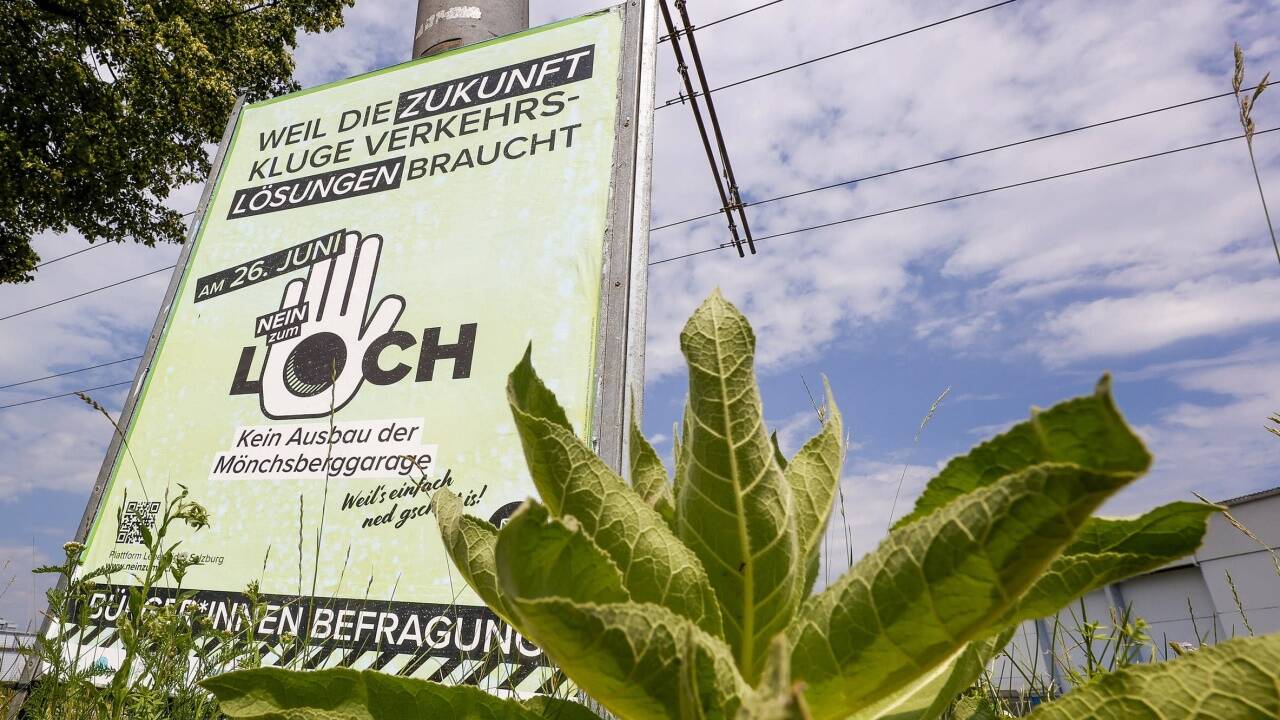 Am Sonntag wurde über den Ausbau der Mönchsberggarage abgestimmt. Das Interesse der Bürger war groß. 
