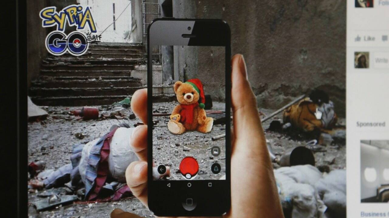Syrischer Künstler montiert Pokemon in Bilder der Zerstörung Syrischer Künstler montiert Pokemon in Bilder der Zerstörung