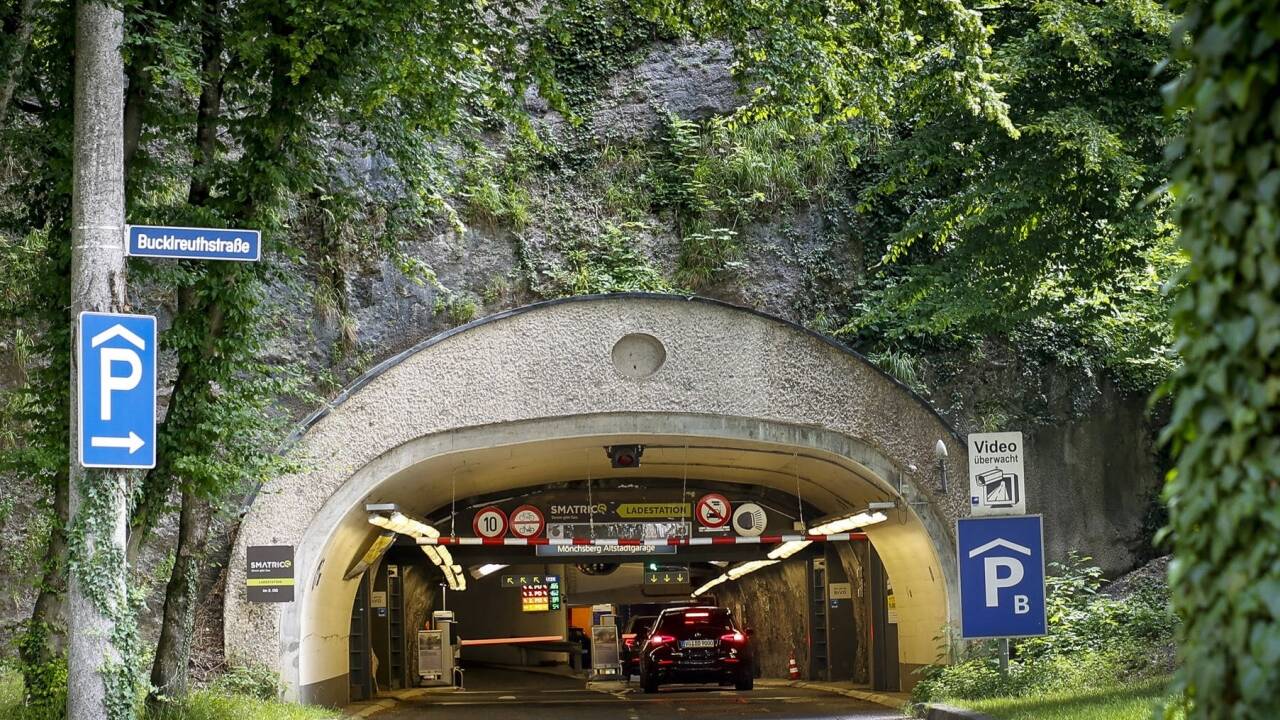 Die Altstadtgarage im Mönchsberg. Der Ausbau fällt nach der Bürgerbefragung flach.  