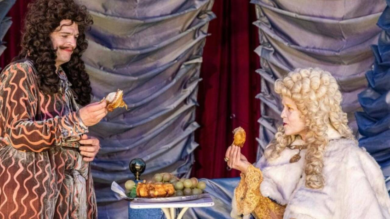 Molière und der Sonnenkönig: Wojo van Brouwer und Michou Friesz  Molière und der Sonnenkönig: Wojo van Brouwer und Michou Friesz