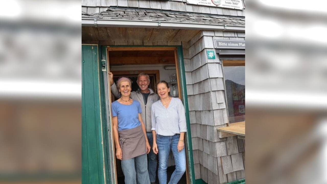 Das Team vom Zeppezauerhaus: Ingrid, Uschi und Anton. 