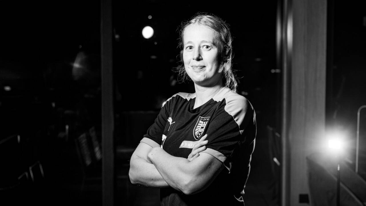 Projektkoordinatorin für Mädchen- und Frauen-Fußball: Karin Gruber. 