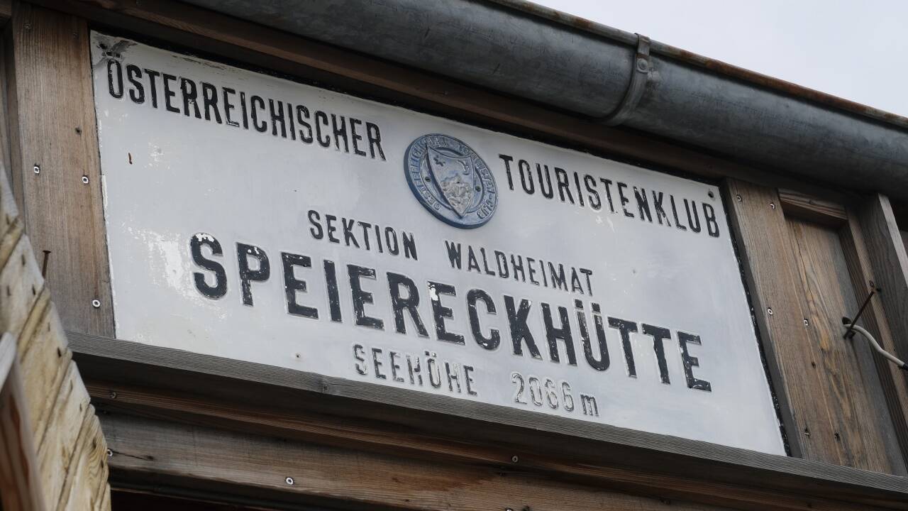 Die Speiereckhütte liegt auf 2066 Metern. 