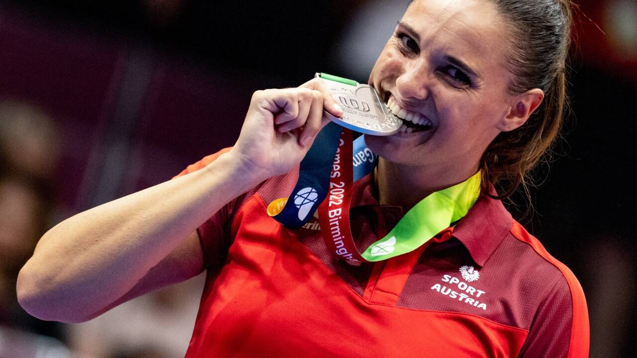 Alisa Alisa Buchinger schmeckte auch Silber gut. 