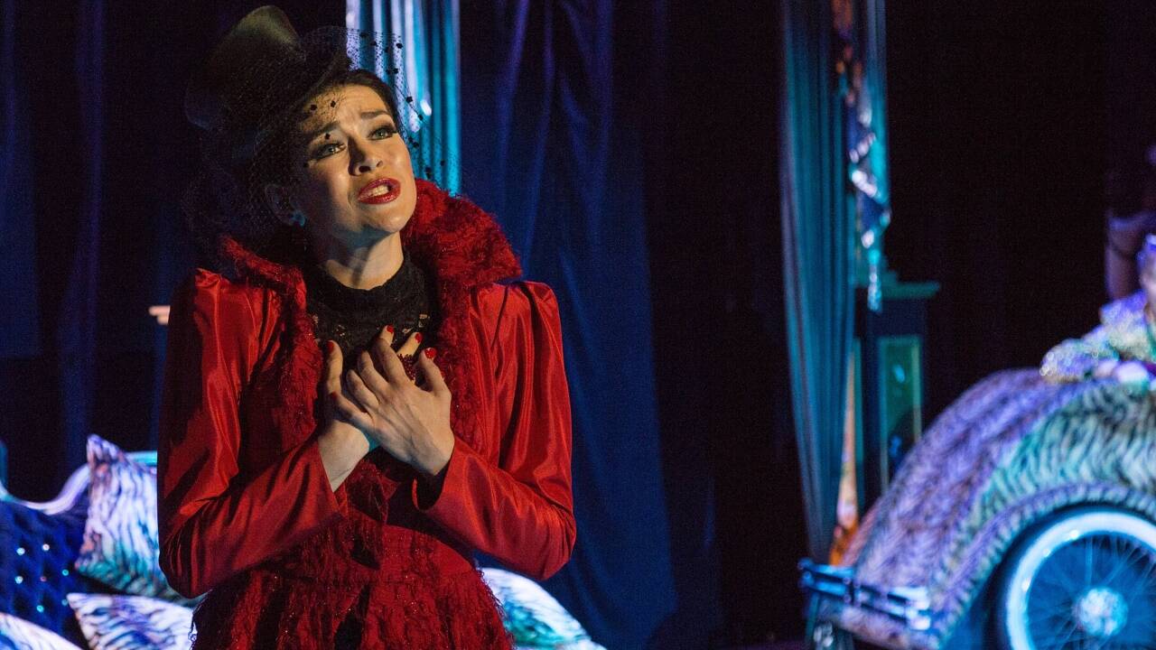 Bilder zur Inszenierung von „Wiener Blut“ beim Lehár-Festival. 