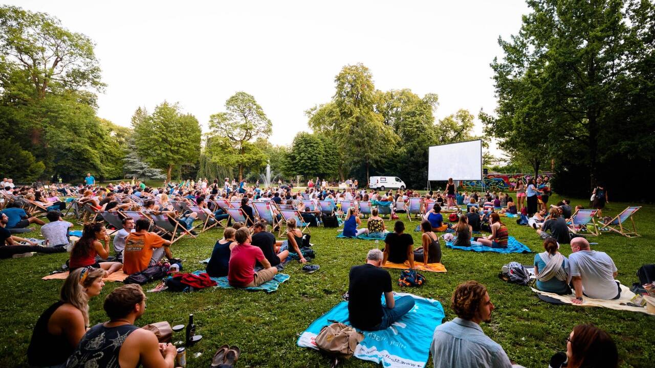 Fixer Bestandteil im Sommerferien-Programm: das Freiluftkino beim Salzachsee. 