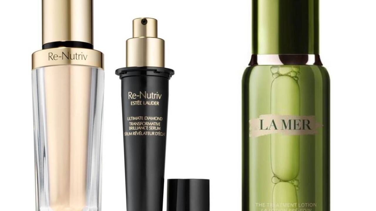 Neu in der legendären „Re-Nutriv“-Linie von Estée Lauder ist das „Re-Nutriv Ultimate Diamond Transformative Brilliance Serum“, neu bei der auch legendären Marke La Mer ist die „Treatment Lotion“.  Neu in der legendären „Re-Nutriv“-Linie von Estée Lauder ist das „Re-Nutriv Ultimate Diamond Transformative Brilliance Serum“, neu bei der auch legendären Marke La Mer ist die „Treatment Lotion“.