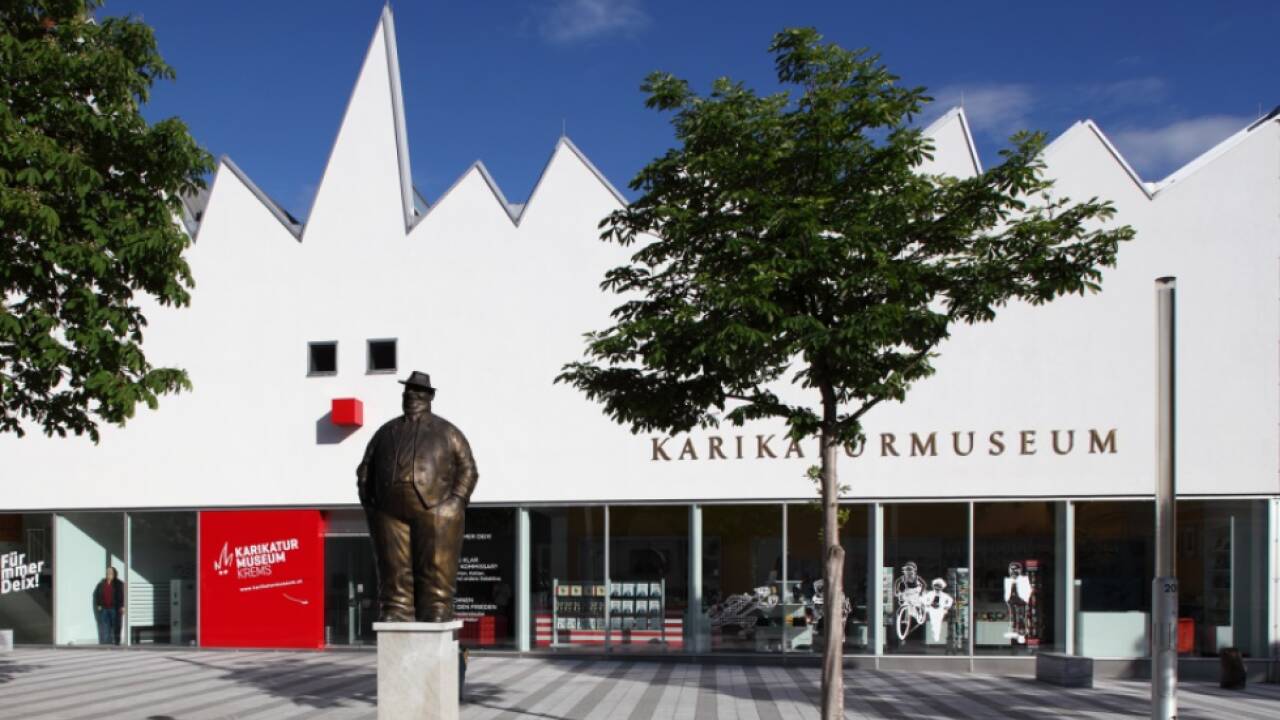Das Karikaturmuseum Krems feiert Florian Satzinger 