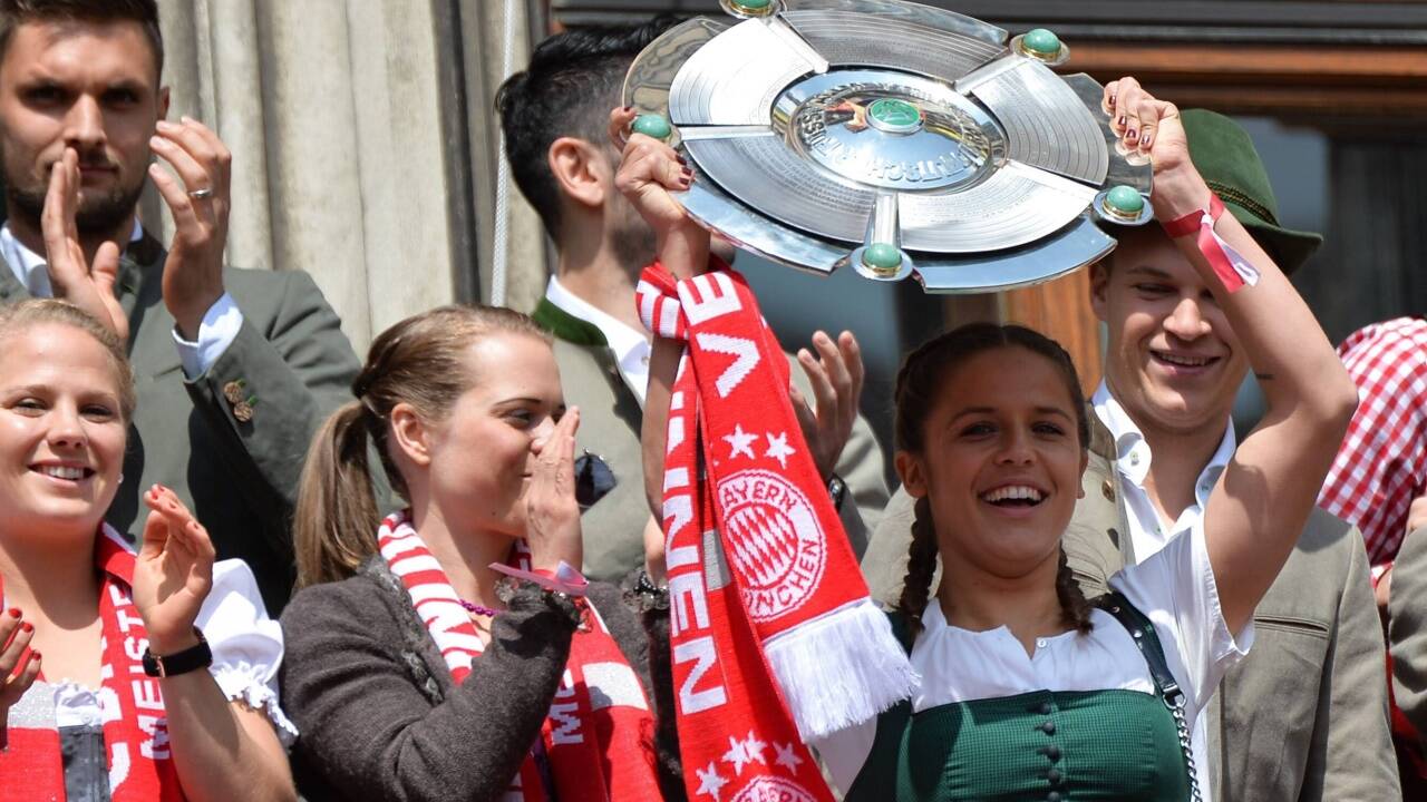 Mia san mia: 2016 jubelte Laura Feiersinger über den Meistertitel mit Bayern München.   Mia san mia: 2016 jubelte Laura Feiersinger über den Meistertitel mit Bayern München.