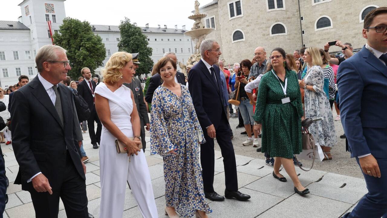 Wilfried und Christina Haslauer, Doris Schmidauer und Alexander Van der Bellen  Wilfried und Christina Haslauer, Doris Schmidauer und Alexander Van der Bellen