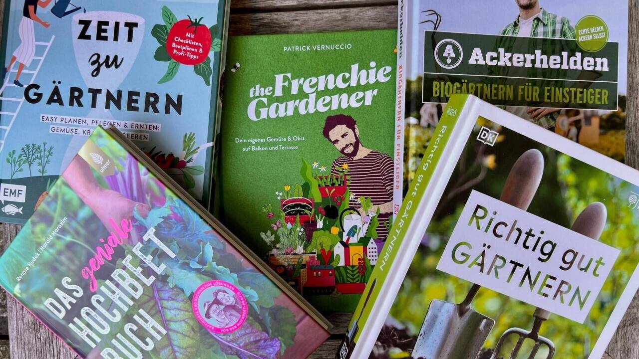 Neue Bücher zum Thema Gärtnern gibt es zuhauf.  