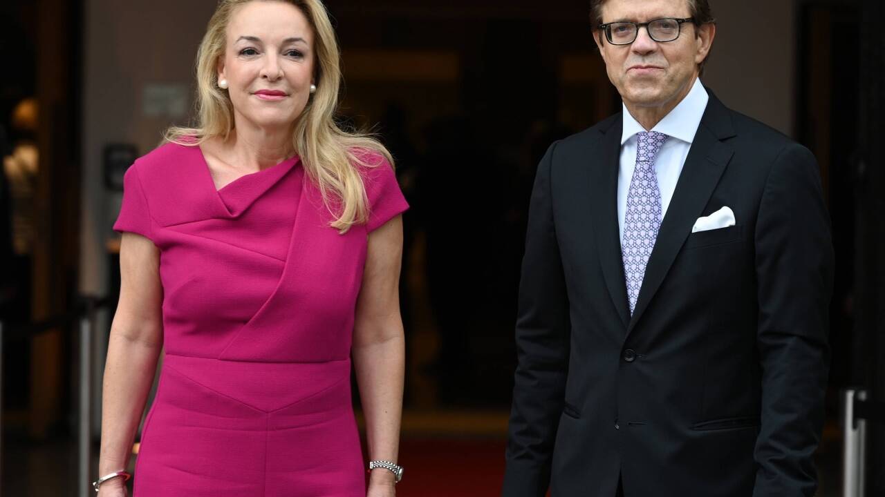 Kristina Hammer mit Ehemann Christoph im Rahmen der Eröffnung der Salzburger Festspiele  Kristina Hammer mit Ehemann Christoph im Rahmen der Eröffnung der Salzburger Festspiele