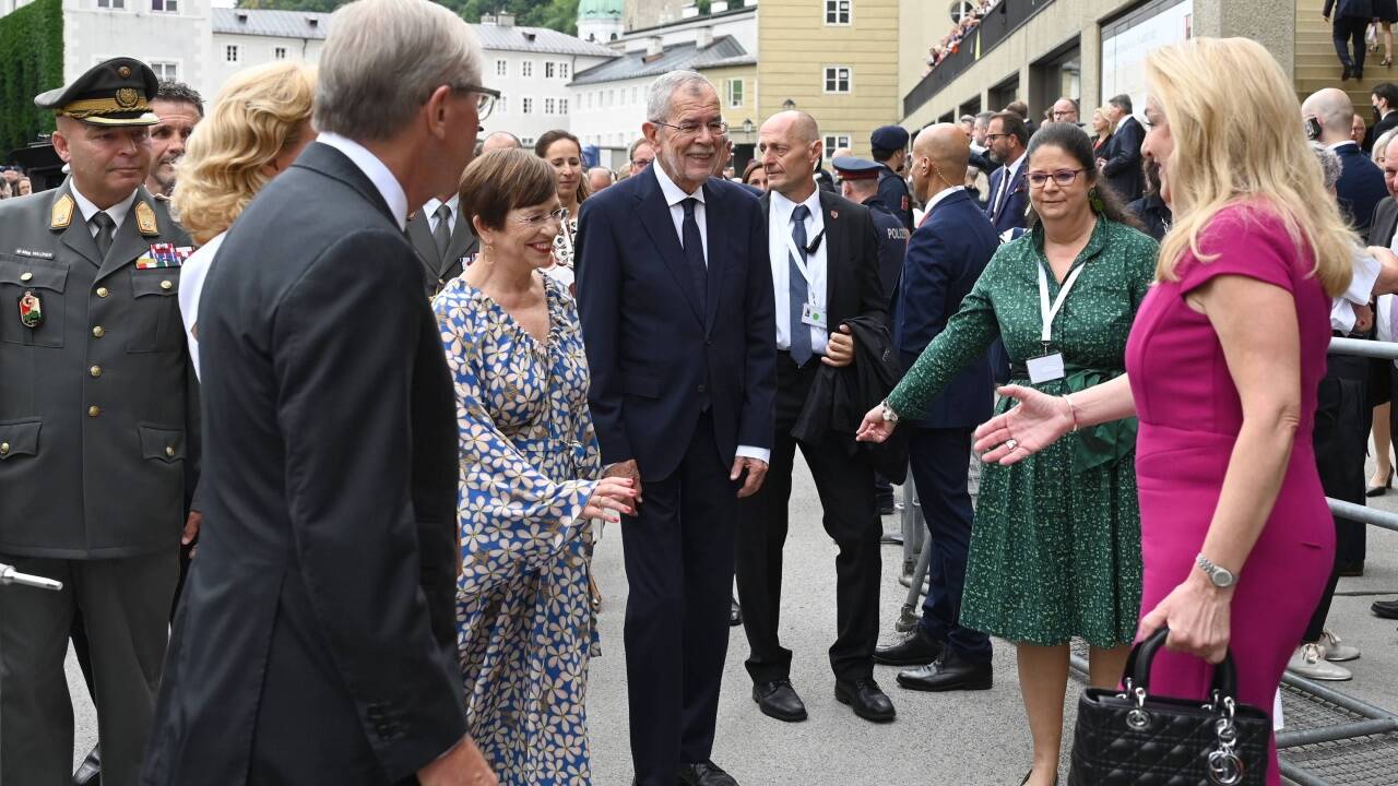 Präsidentin Kristina Hammer, im Rahmen der Eröffnung der Salzburger Festspiele  Präsidentin Kristina Hammer, im Rahmen der Eröffnung der Salzburger Festspiele