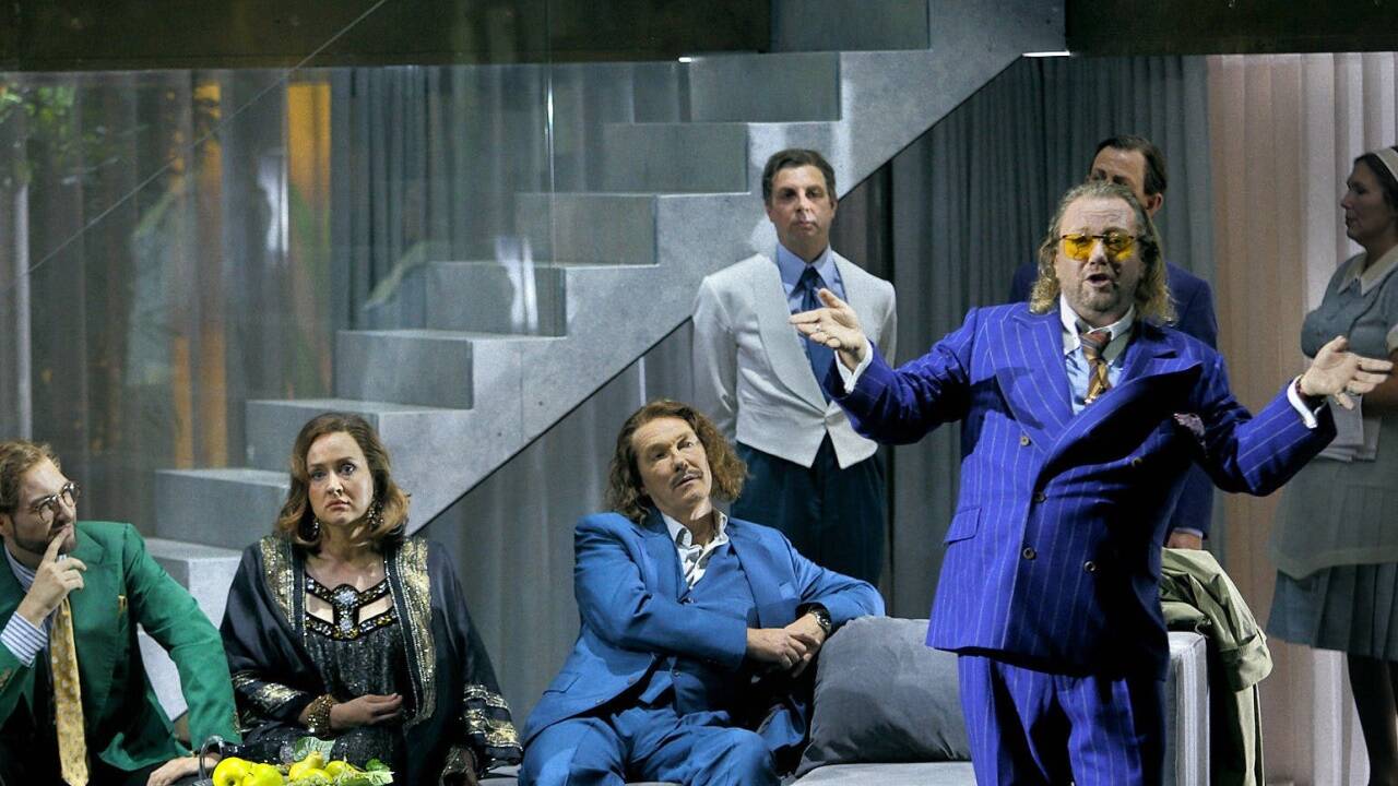  Wagners „Rheingold“ bei den Bayreuther Festspielen.  