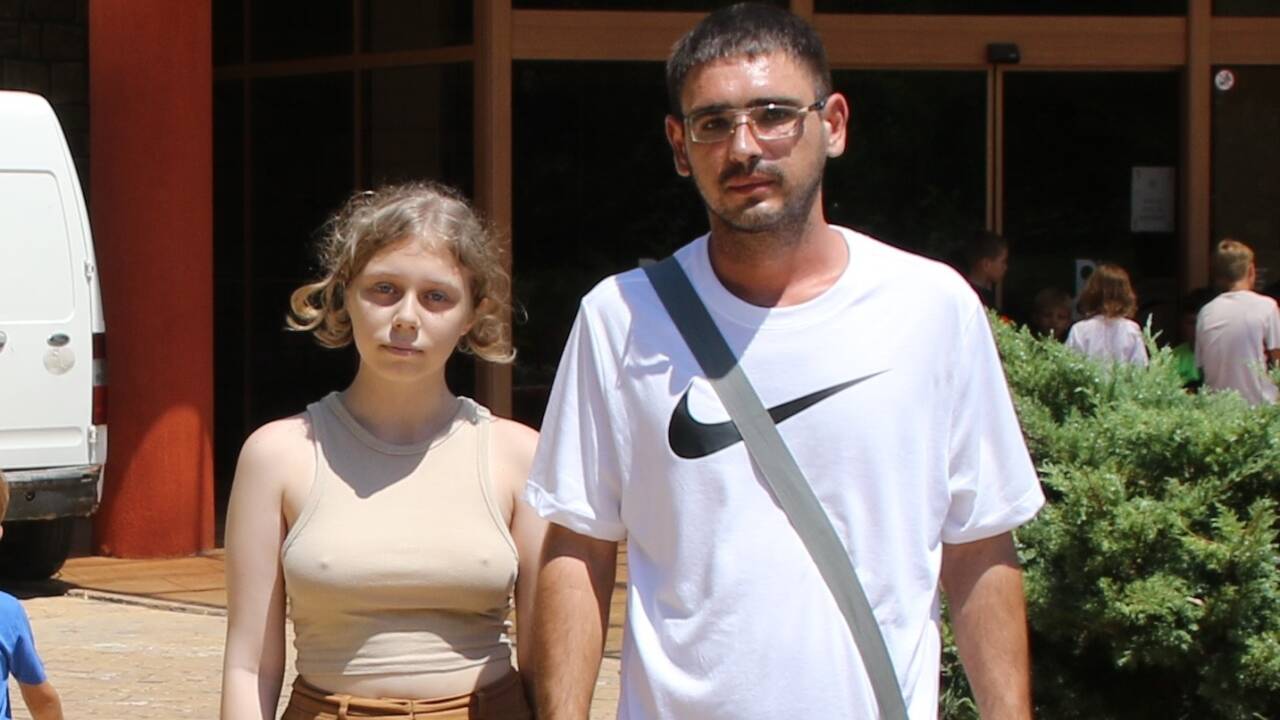 Zuflucht im Seebad Albena fand Aleksandr Filipenkov mit seiner Tochter. 