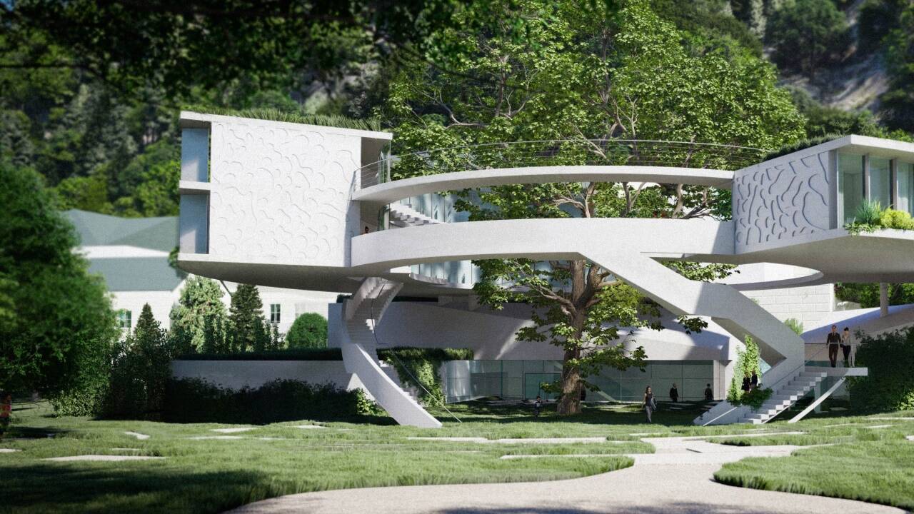 Die Architekten antworteten mit einem ringförmigen Projekt auf die Herausforderung des Standorts. Die Visualisierung stammt aus dem Vorjahr.  