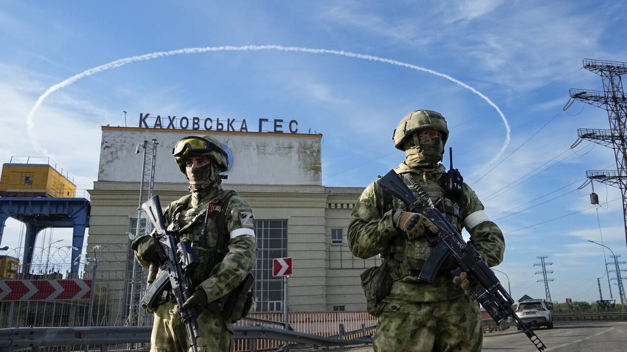 Russische Soldaten in der Ukraine. 