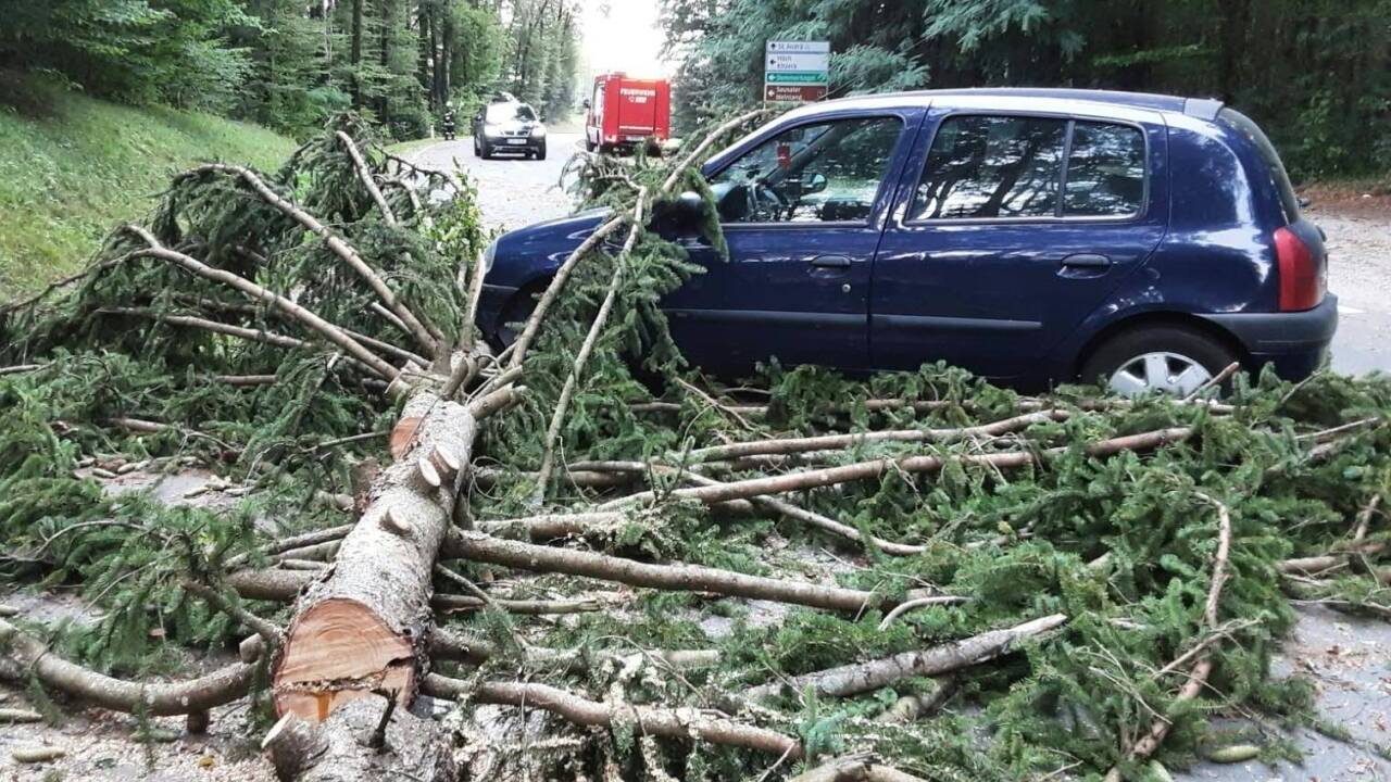 Heftige Unwetter gingen im Süden Österreichs nieder und richteten große Schäden an. 