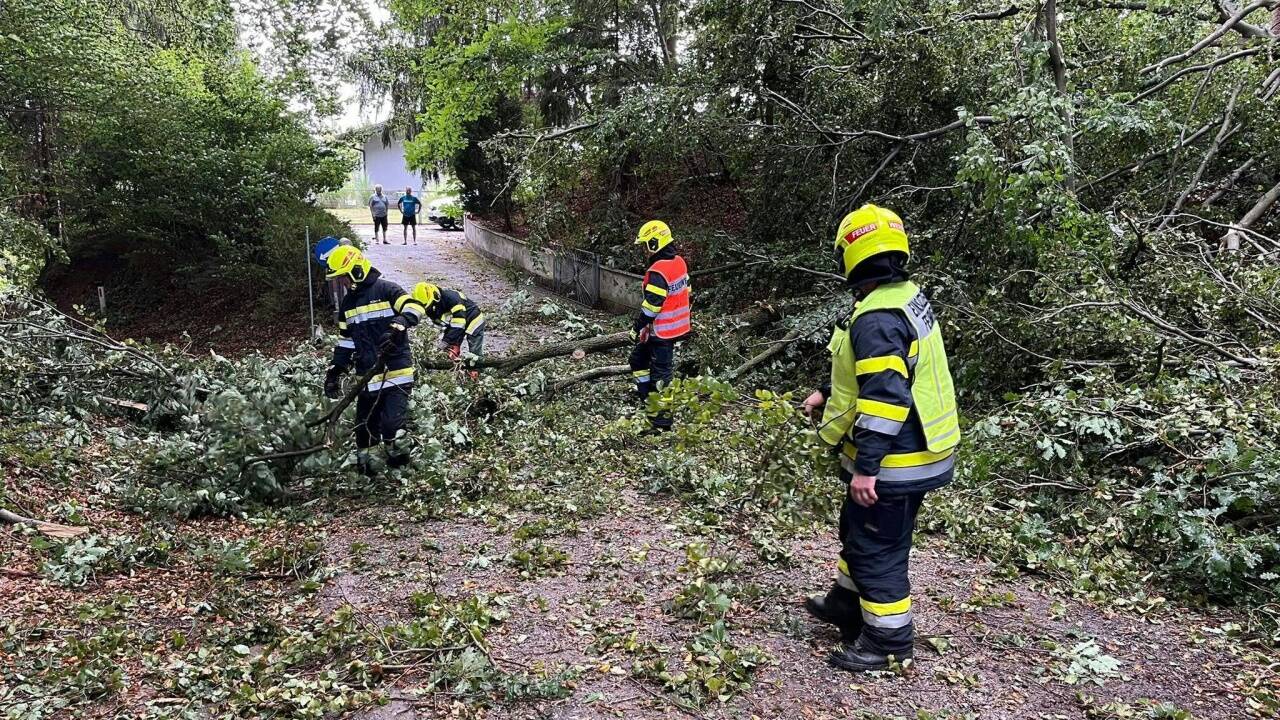 Einsatzkräfte waren stundenlang im Einsatz.  