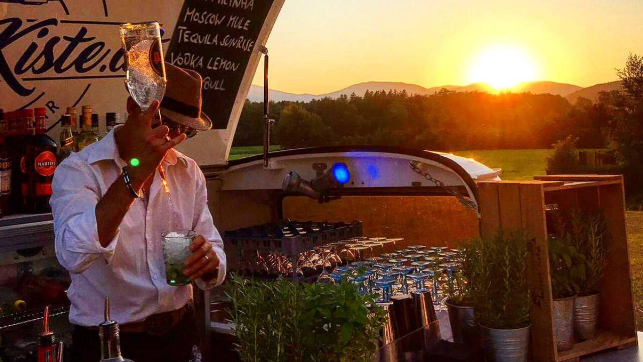 Sundowner mit der Coolen Kiste 