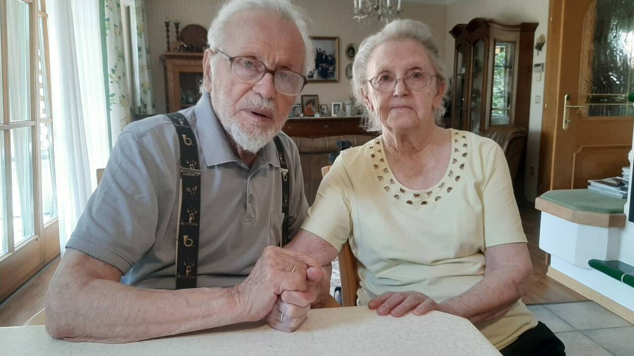 Rosa und Anton Herzog feierten vor wenigen Tagen ihren 70. Hochzeitstag.  