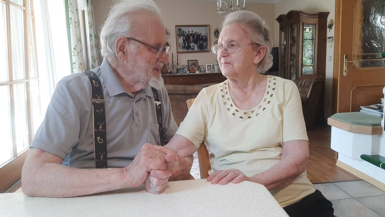Rosa und Anton Herzog feierten vor wenigen Tagen ihren 70. Hochzeitstag.  