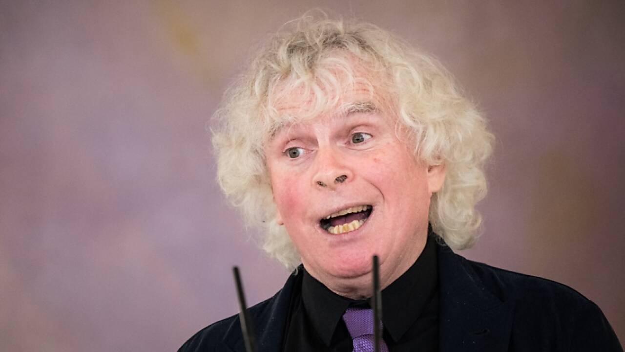 Britischer Dirigent Sir Simon Rattle 