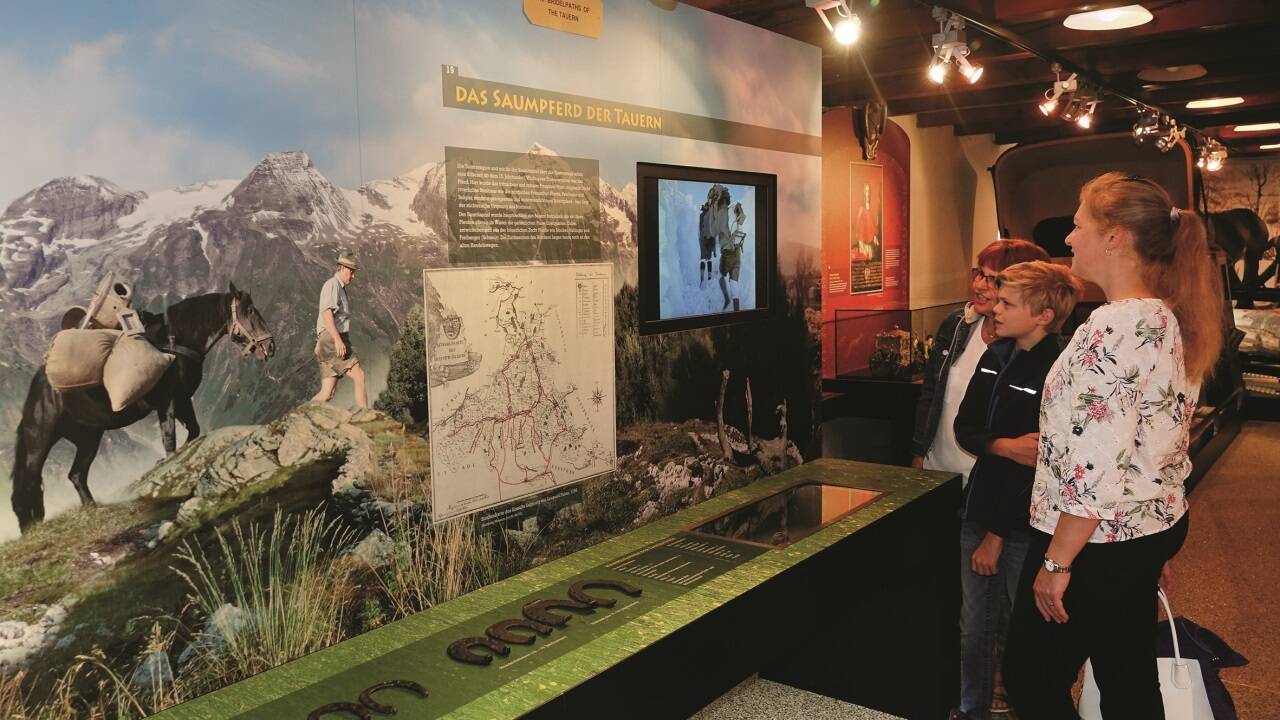 Eine interaktive Ausstellung über Pferd und Mensch im Nationalpark Hohe Tauern. 