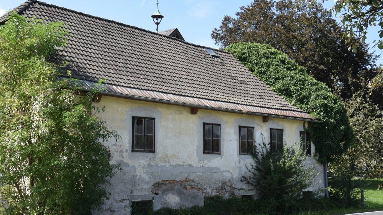 Desolates Haus an der Morzger Straße. 