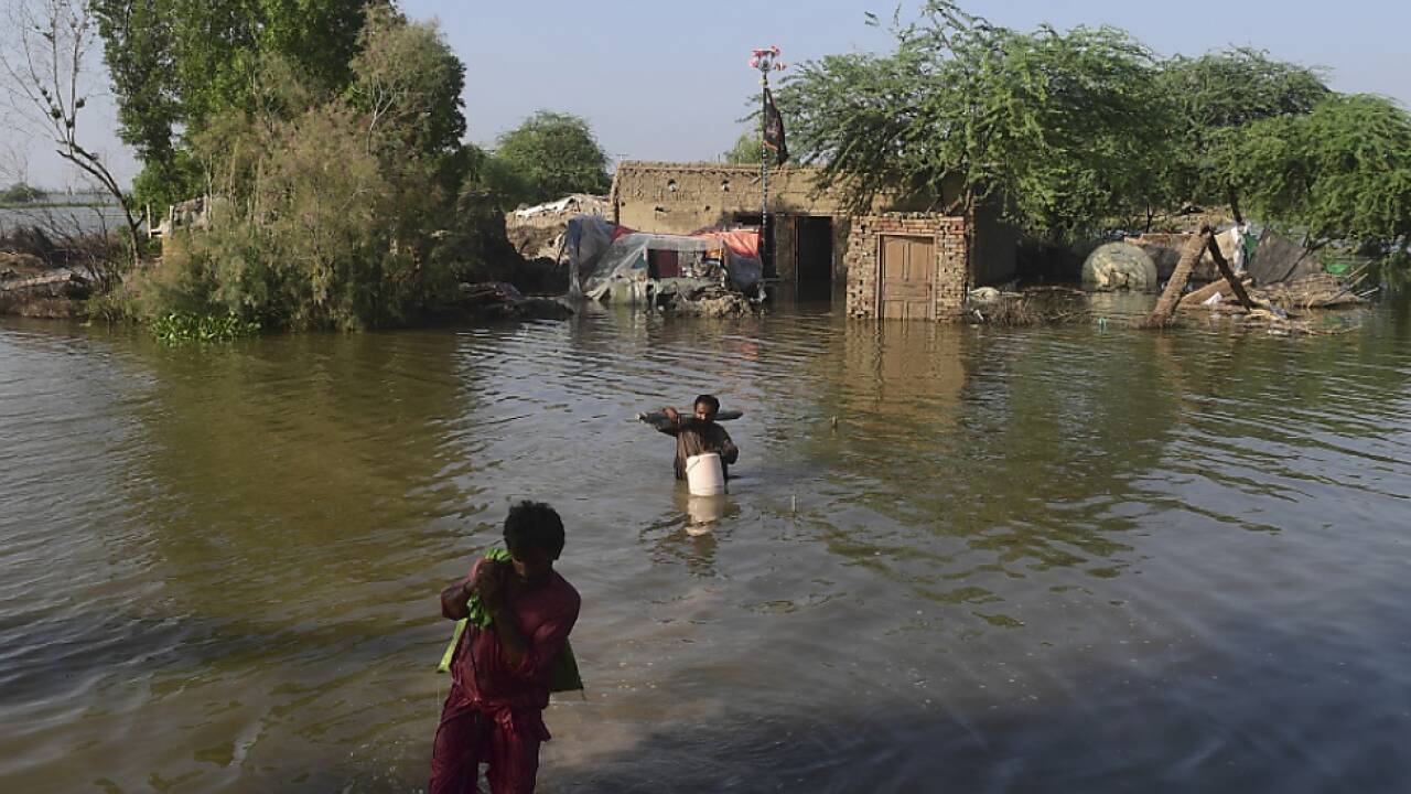 Die Flutkatastrophe in Pakistan betrifft rund 33 Millionen Menschen 