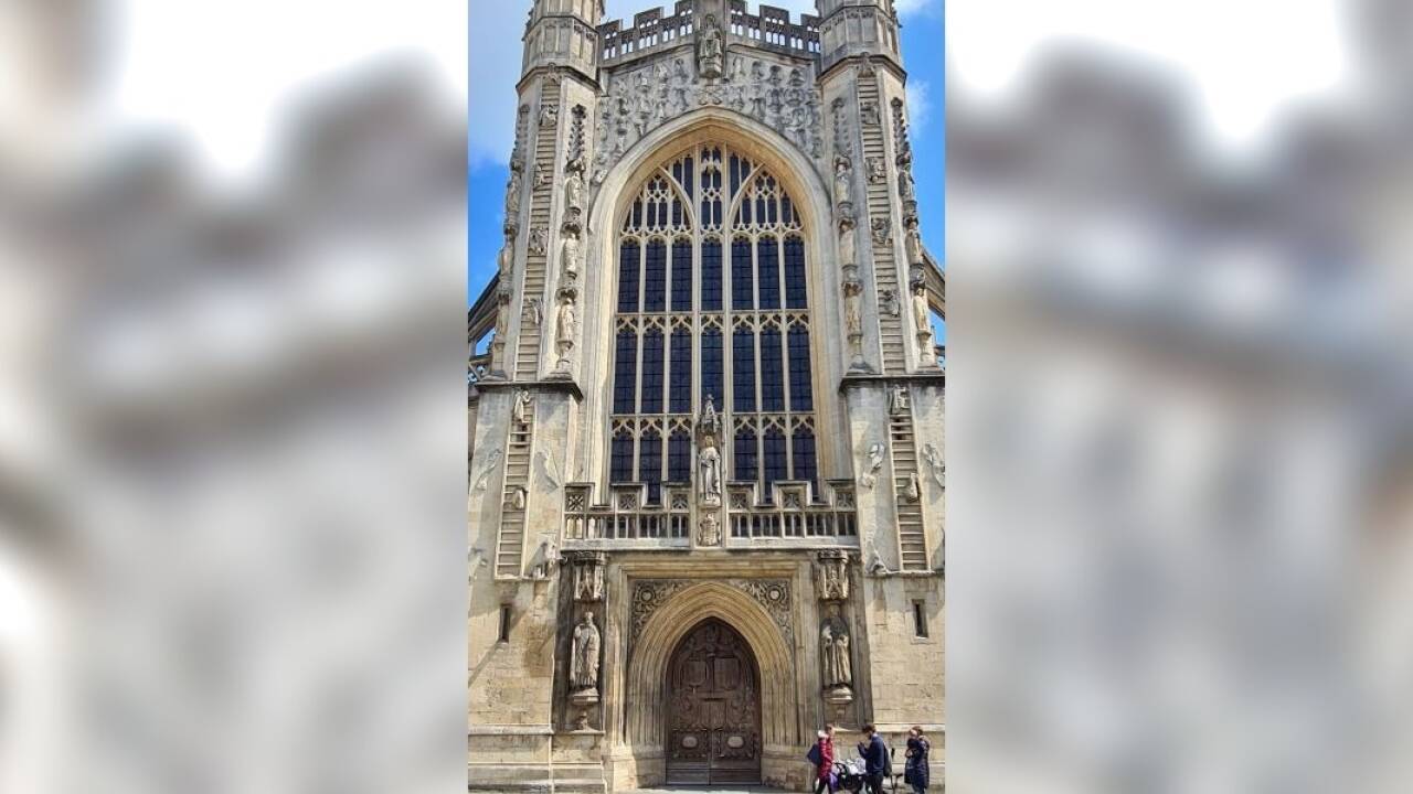 Die Abbey Church von Bath. 