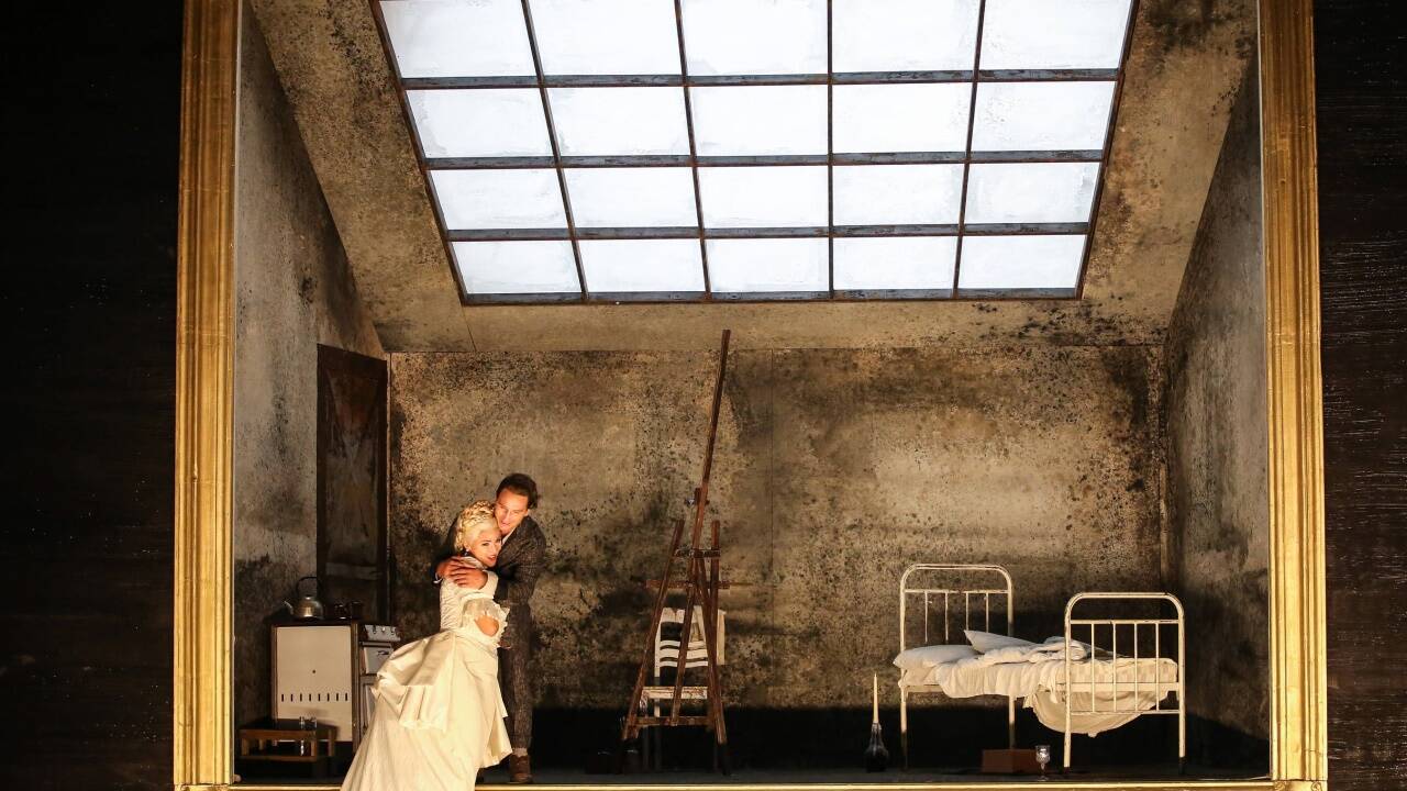 Szene aus „Die Dubarry“ an der Volksoper Wien 