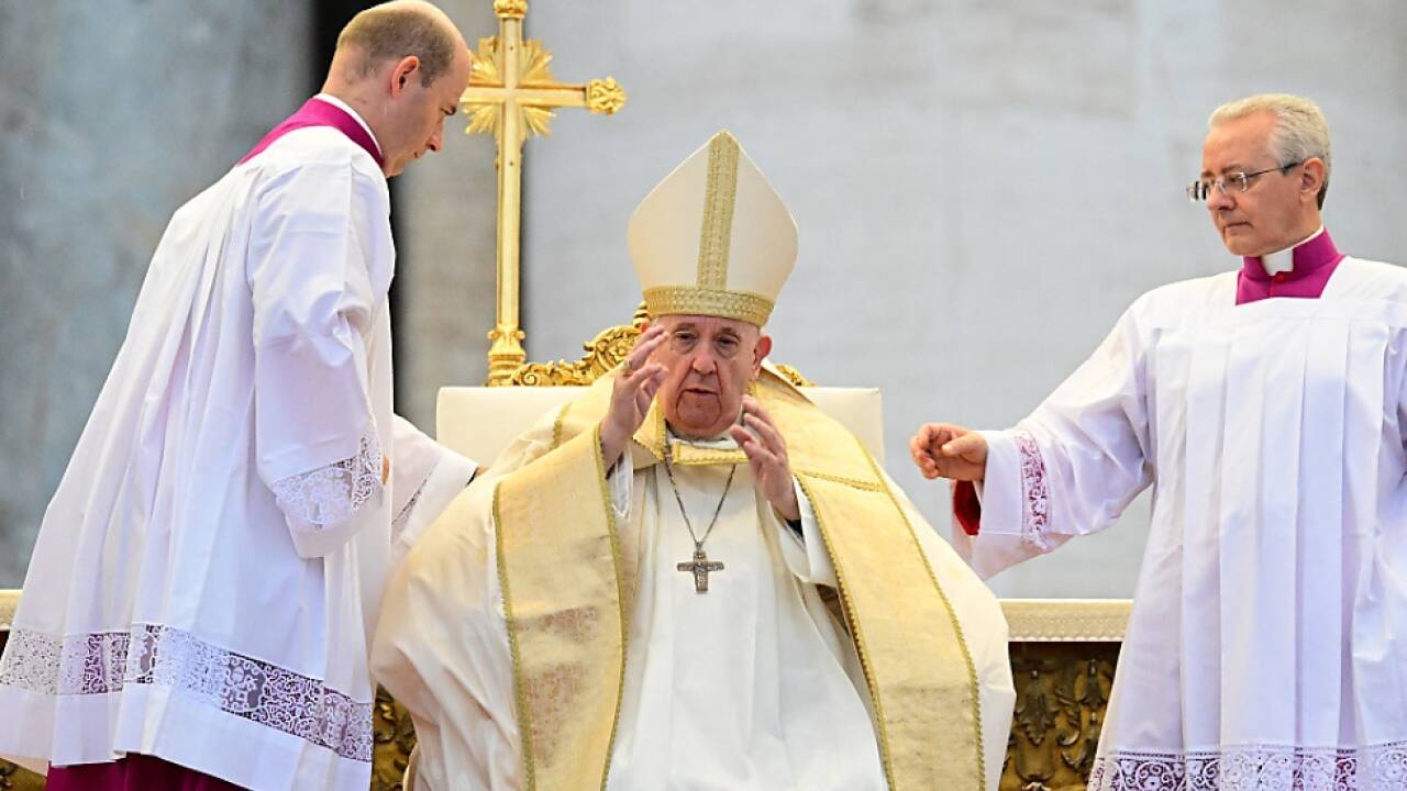 Papst waltete seines Amtes 