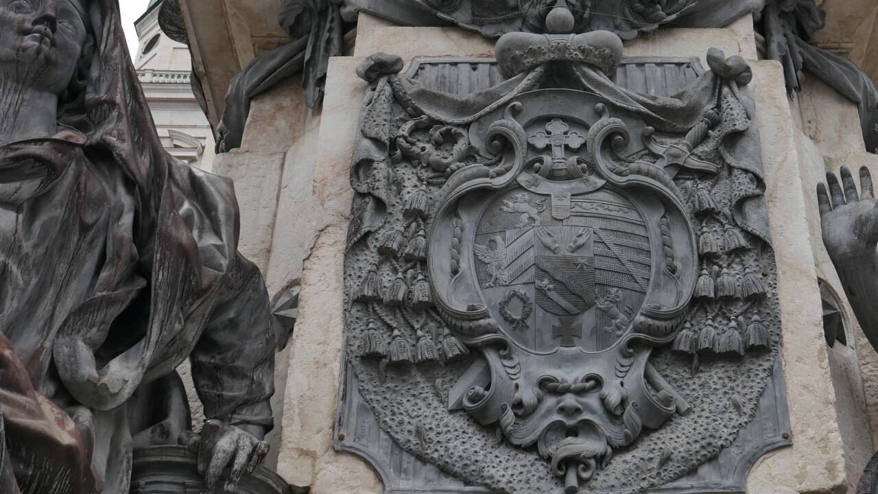 Das Wappen von Erzbischof Sigismund III. Christoph von Schrattenbach.  