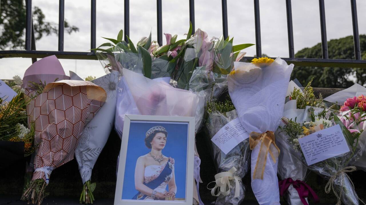 Vor dem Regierungsgebäude in Sydney wird der längstdienenden Königin gedacht. 